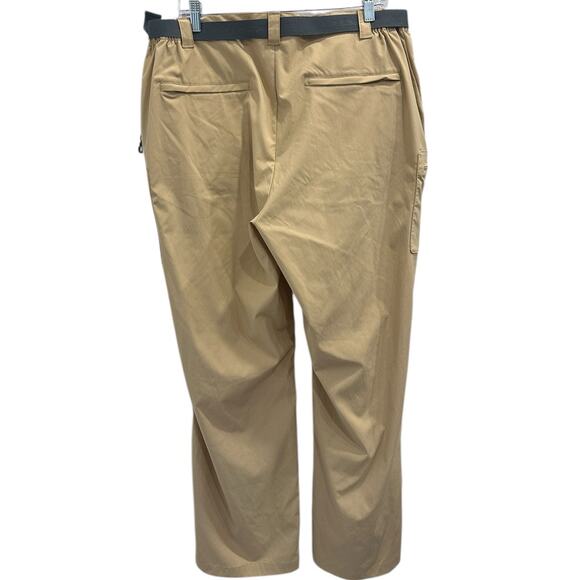 L.L. Bean SunSmart Cargo Pants Khaki XL Lightweight Hike Camp Outdoors Gorpcore - Picture 3 of 13